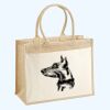 Cotton Pocket Jute Shopper Thumbnail