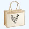 Cotton Pocket Jute Shopper Thumbnail