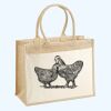 Cotton Pocket Jute Shopper Thumbnail