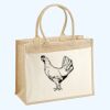 Cotton Pocket Jute Shopper Thumbnail