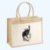 Cotton Pocket Jute Shopper Thumbnail