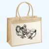 Cotton Pocket Jute Shopper Thumbnail