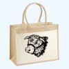 Cotton Pocket Jute Shopper Thumbnail