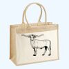 Cotton Pocket Jute Shopper Thumbnail