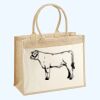 Cotton Pocket Jute Shopper Thumbnail