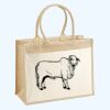 Cotton Pocket Jute Shopper Thumbnail