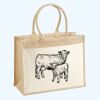 Cotton Pocket Jute Shopper Thumbnail