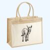 Cotton Pocket Jute Shopper Thumbnail