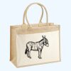Cotton Pocket Jute Shopper Thumbnail