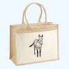 Cotton Pocket Jute Shopper Thumbnail