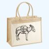 Cotton Pocket Jute Shopper Thumbnail