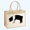 Cotton Pocket Jute Shopper Thumbnail