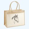 Cotton Pocket Jute Shopper Thumbnail