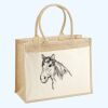 Cotton Pocket Jute Shopper Thumbnail