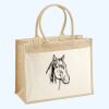 Cotton Pocket Jute Shopper Thumbnail