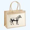 Cotton Pocket Jute Shopper Thumbnail