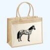 Cotton Pocket Jute Shopper Thumbnail