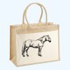 Cotton Pocket Jute Shopper Thumbnail