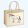 Cotton Pocket Jute Shopper Thumbnail