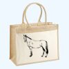 Cotton Pocket Jute Shopper Thumbnail