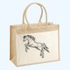 Cotton Pocket Jute Shopper Thumbnail