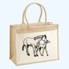 Cotton Pocket Jute Shopper Thumbnail