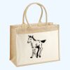 Cotton Pocket Jute Shopper Thumbnail