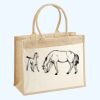 Cotton Pocket Jute Shopper Thumbnail