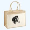 Cotton Pocket Jute Shopper Thumbnail