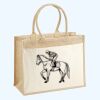 Cotton Pocket Jute Shopper Thumbnail