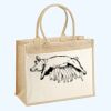 Cotton Pocket Jute Shopper Thumbnail
