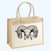 Cotton Pocket Jute Shopper Thumbnail