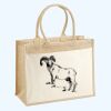 Cotton Pocket Jute Shopper Thumbnail
