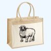 Cotton Pocket Jute Shopper Thumbnail