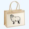 Cotton Pocket Jute Shopper Thumbnail