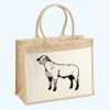 Cotton Pocket Jute Shopper Thumbnail