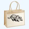 Cotton Pocket Jute Shopper Thumbnail