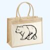 Cotton Pocket Jute Shopper Thumbnail