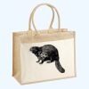 Cotton Pocket Jute Shopper Thumbnail
