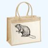 Cotton Pocket Jute Shopper Thumbnail