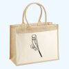 Cotton Pocket Jute Shopper Thumbnail
