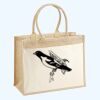 Cotton Pocket Jute Shopper Thumbnail