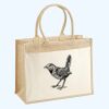 Cotton Pocket Jute Shopper Thumbnail