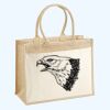 Cotton Pocket Jute Shopper Thumbnail