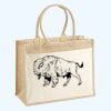 Cotton Pocket Jute Shopper Thumbnail