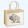 Cotton Pocket Jute Shopper Thumbnail