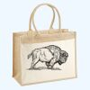 Cotton Pocket Jute Shopper Thumbnail