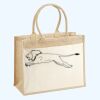 Cotton Pocket Jute Shopper Thumbnail