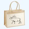 Cotton Pocket Jute Shopper Thumbnail