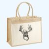 Cotton Pocket Jute Shopper Thumbnail